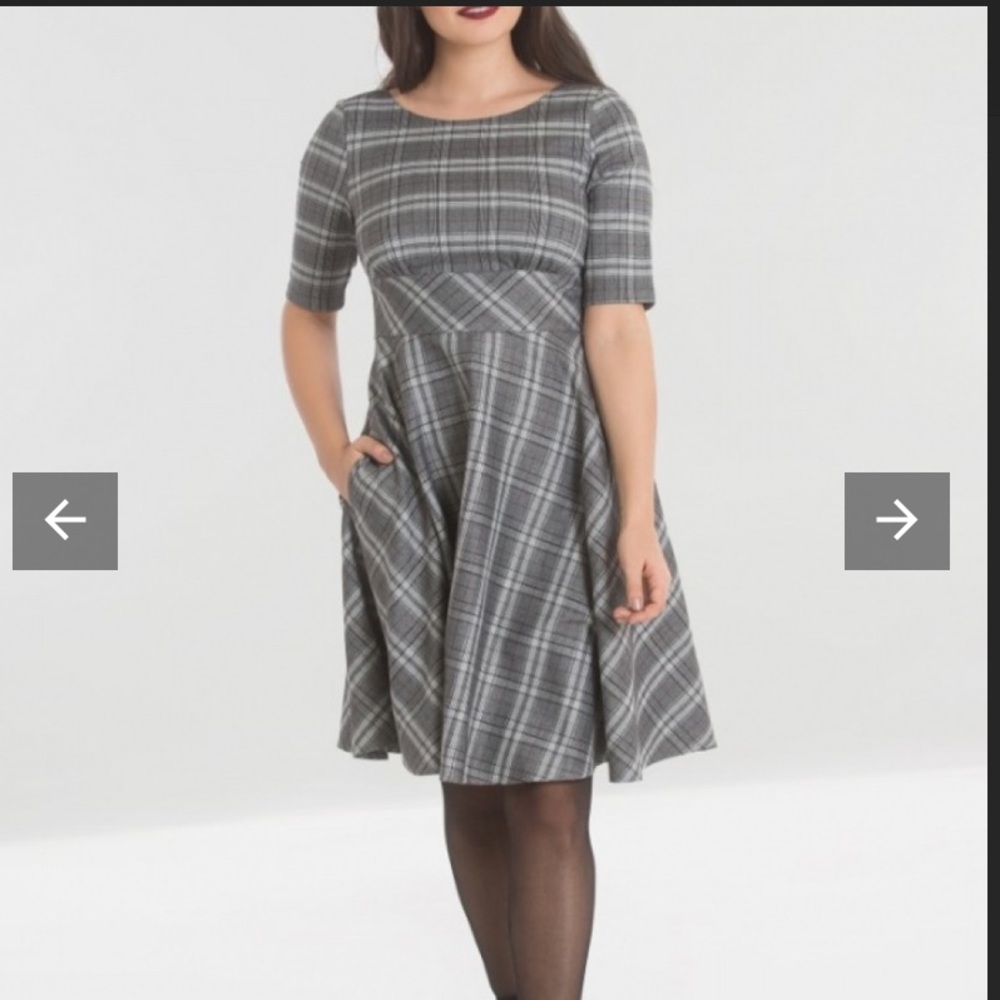GREY FROSTINE MID DRESS